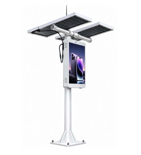 Solar-Powered Outdoor LED Advertising Display